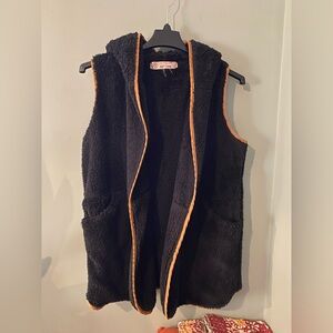 Sherpa Hoodie Vest